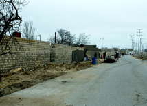 Baku's Nardaran township being landscaped. Azerbaijan, 25 Jan. 2016